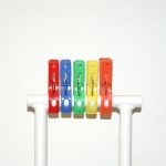 Pinzas marcadoras (juego de 6 ud.)